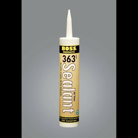 SWIVEL 142300 10.3 oz Boss 363 50 Year Acrylic Latex Sealant with Silicone SW3591532